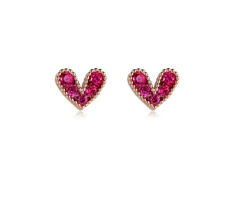 

Pink Love Earrings For Women 2024 Trendy Small Eardrop Jewelry Gifts For Teen Girls Birthdays Christmas