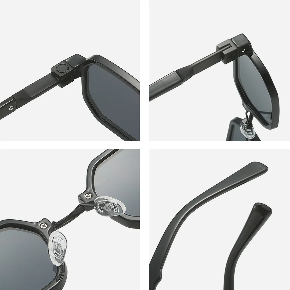 Retro Hip Hop Polygonal Small Frame Sunglasses Women Decorative Sun Glasses Men Vintage Travel Sunscreen Eyeglasses UV400 - Image 6