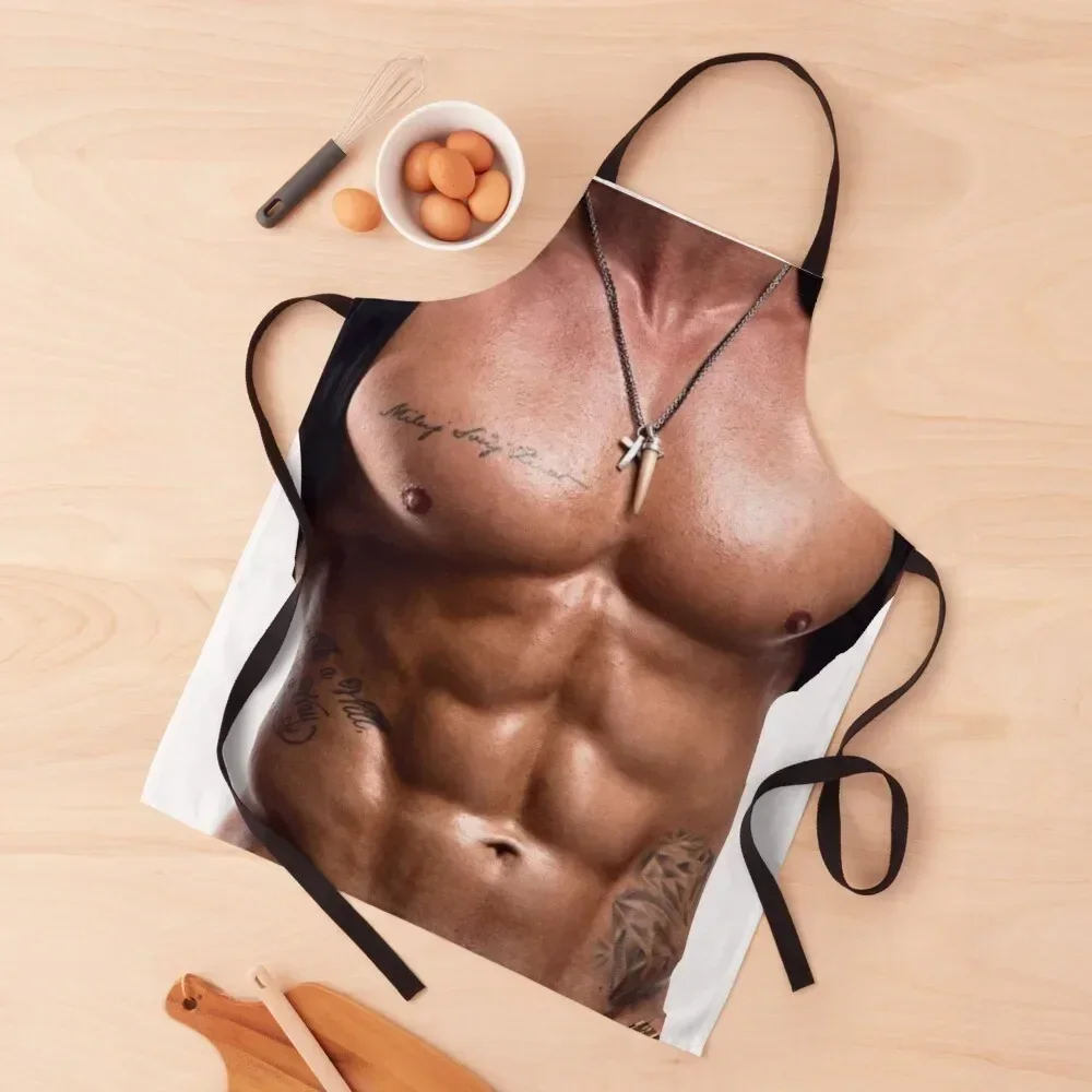 

Фартук для тела, мышц, мужчин, спорт, бодибилдер, фартук для бодибилдинга Кухонные принадлежности Фартук для кухонных вещей