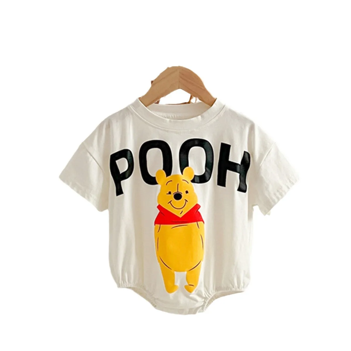 

Baby Boy Girls Outfit Romper Jumpsuit Fashion cartoon Winnie the Pooh Bodysuits summer Child Clothes