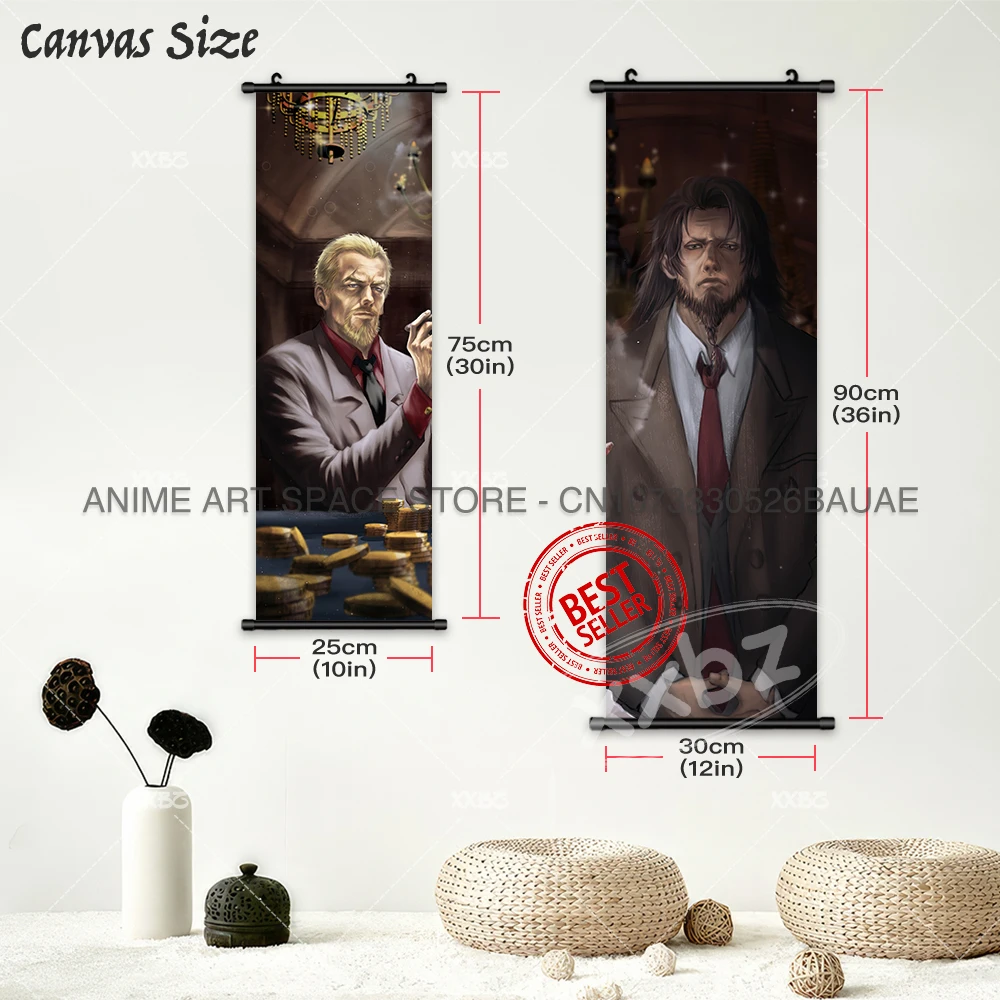 Vinland Saga Hanging Painting Thorfinn Karlsefni Anime Decorative Poster Leif Ericson Room Decor Scroll Picture Cartoon Wall Art