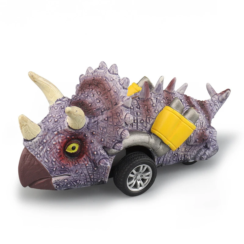 Hot Sale Simulation Dinosaur Pull Back Car Model Funny Animal Modelling Toy Car Children's Puzzle Toys Holiday Birthday Gifts