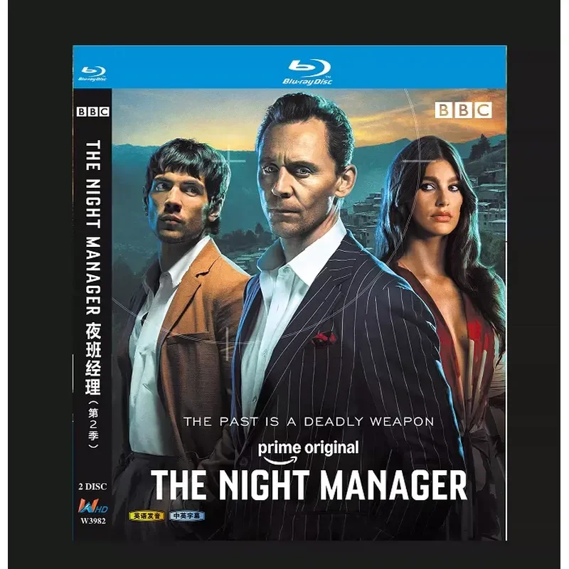 Blu-ray BD Disc High Definition American Drama BBC Night Manager Season 2 2 Discs English and Chinese Subtitles