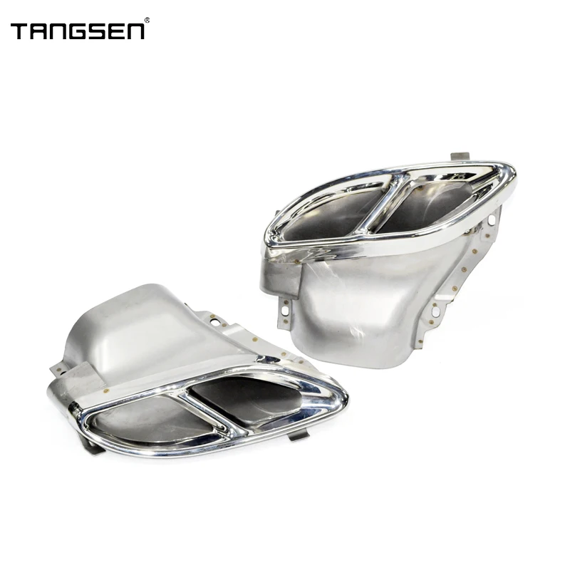 For Mercedes Benz W205 C180 C200 C250 C300 C450 GLE43 W212 Class C Car Exhaust Tip Muffler Tip Exhaust Pipes Tail Tips