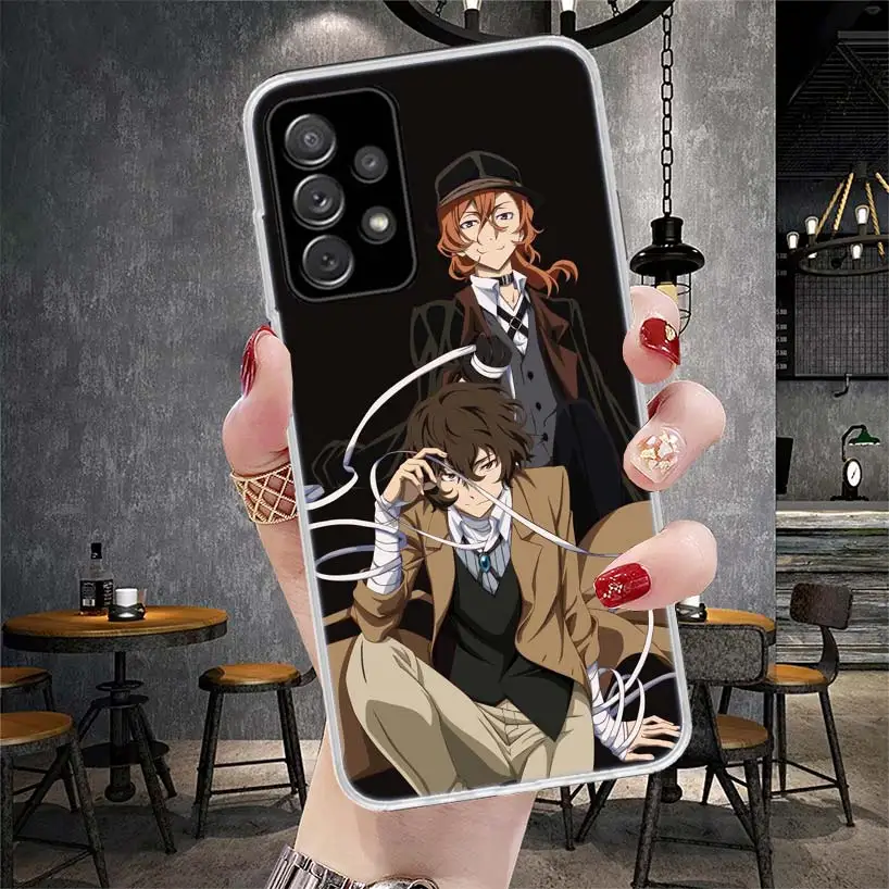 Bungo Stray Dogs Double Black Phone Case For Samsung Galaxy A71 A51 A41 A31 A21S A11 A70 A50 A40 A30 A20E A10S A20S A6 A7 A8 A9