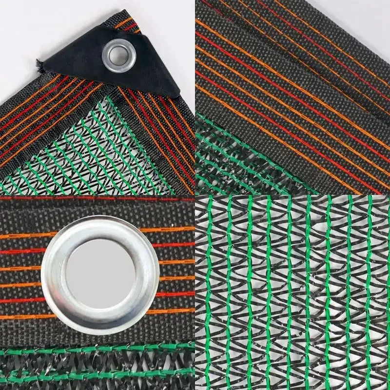 3Pin/6Pin Garden Bonsai Succulent Plants Sun Shade Net UV Resistant Greenhouse Shading Cover Patio Pergola Sun Canopy