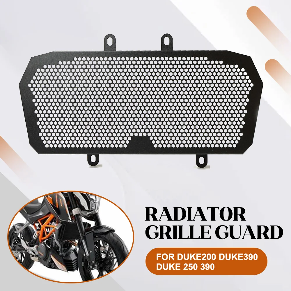 

FOR Duke200 DUKE390 Motorcycle Radiator Grill Cover Motorbike Engine Protector Cover Radiator Cooling Protector For Duke 250 390