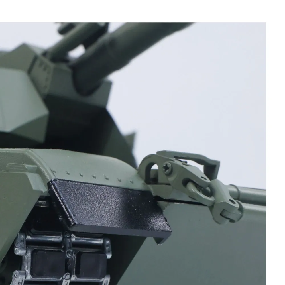 

TOUCAN 1/16 Metal RC Tank M1A2 Abrams IR Dual Current Driving Gearbox Barrel Recoil Elevation 360 Turret Rotation Smoke RTR Toy