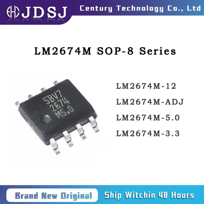 Brand New Original LM2674M-12 LM2674M-ADJ LM2674M-5.0 LM2674M-3.3 SOP8 Chip IC