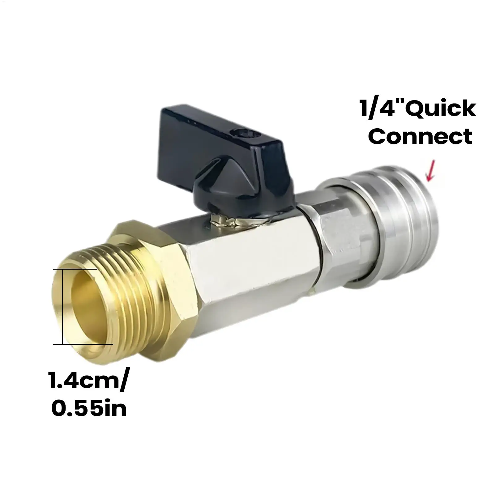 High Pressure Washer Quick Connect Kit M22 14mm Adapter Kit Auto Attachments High Pressure Wash Hose Switches On/Off