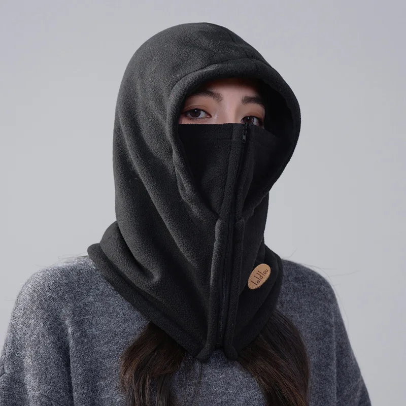 

Женская зимняя шапка - ветрозащитная шапка-ушанка с утолщенным теплом, однотонная шапка-бомбер для верховой езды на открытом воздухе, однотонная