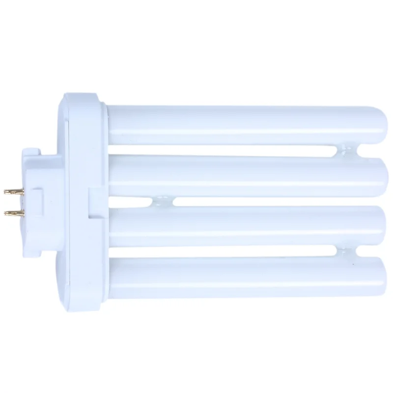 ABNO-4X 220V 27W 4 Pin Rows 6500K Double-H Quad Tube Compact Fluorescent Lamp Light Bulb