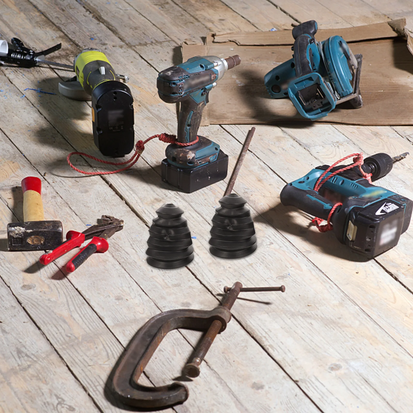 

2Pcs Dust-Proof Drill Cover for Electric Hammer Long-Lasting Lightweight Debris Collection Shield Simple Operation Household Use