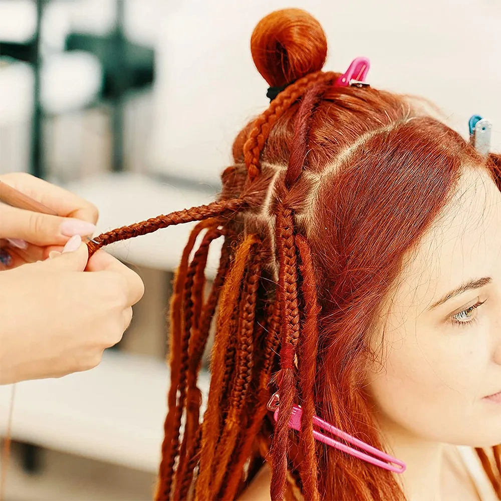 Mais novo! 31pc tranças conjunto de ferramentas de bloqueio de agulha de crochê, dreadlocks agulhas cabelo dobrado ferramentas de bloqueio com dreadlocks anel de cabelo