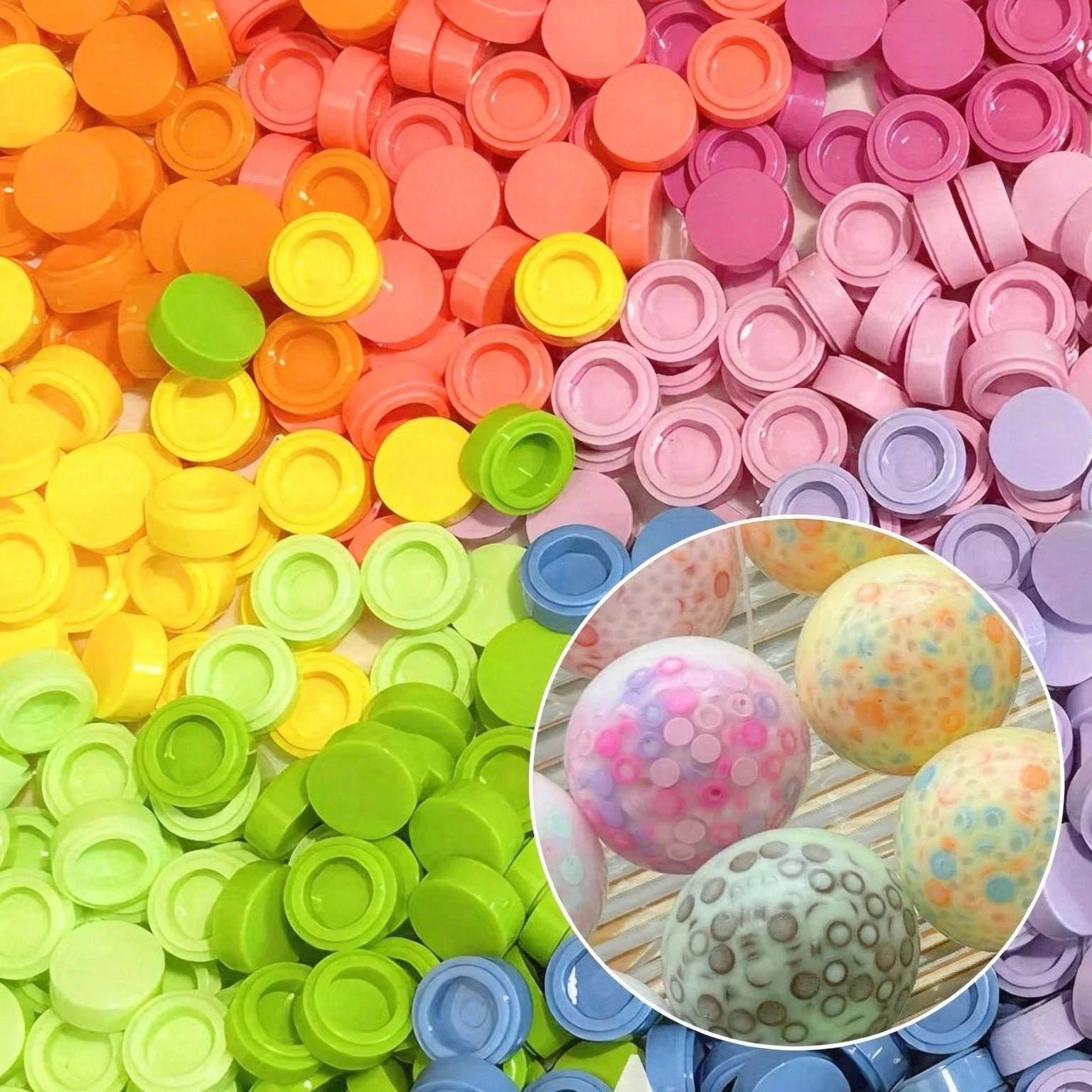 Bobo Ball Plug Beads Small Round Granules for DIY Squishy Toy Stuffing Stress Relief Squeeze Toy Filler Craft