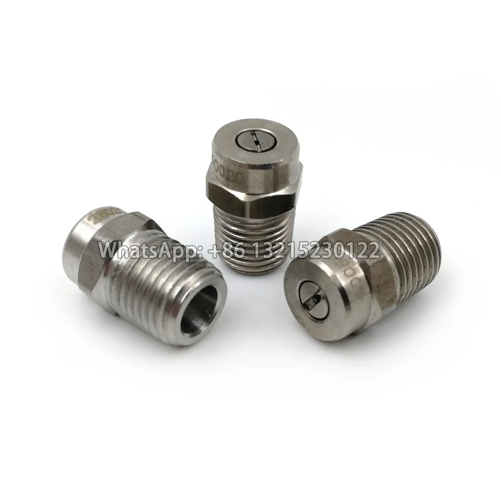 

1/4" Thread High Pressure Cleaner Washer Accessories Stainless Steel Spray Fan Nozzle, Core Embedded Fan-shaped Nozzle