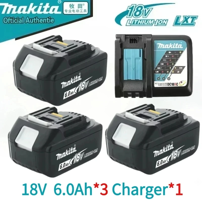 Batterie 18V authentique Makita BL1860, outils électriques, remplacement Li-ion LXT BL1850 BL1840 pour tournevis 18V avec BMS TPCELL 18V