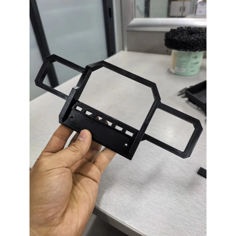 

For CROSSRC EMO X6 XL3 1/8 Scale RC Rock Crawler Soft TPU Material 3D Printed Front BumperBolt-on Upgrade Replacement Part