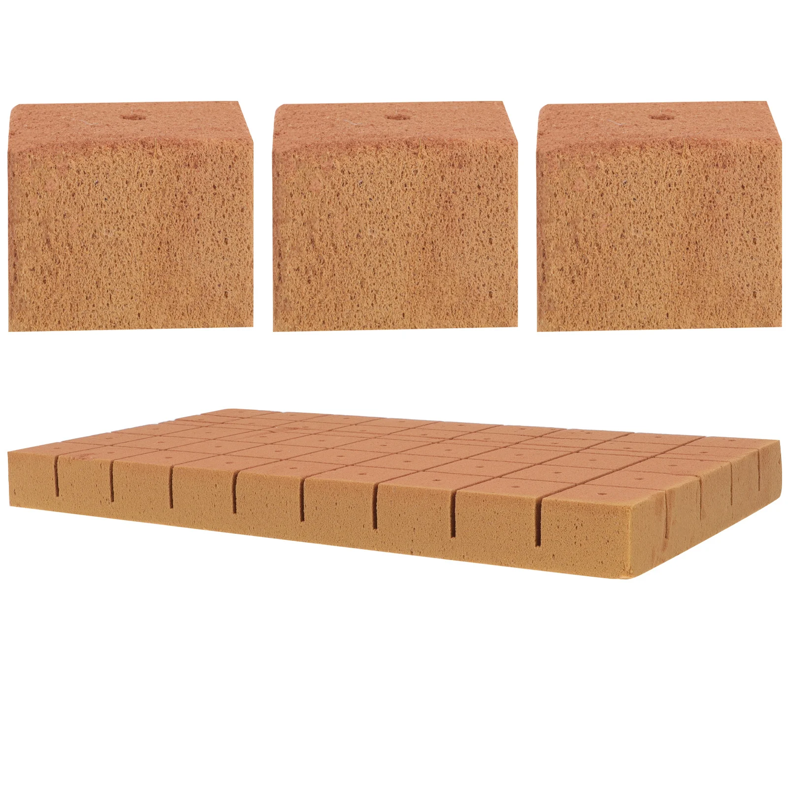 

50pcs Seedling Soil Blocks For Garden Nutrient Soilless Cultivation Starter Growing Medium Supplies Plant Nursery Blocks