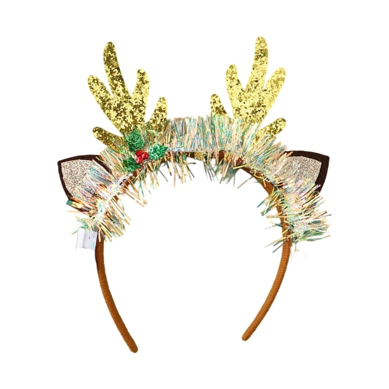 

Светящийся головной убор с рождественской подсветкой для взрослых и детей, праздничная вечеринка, осветляющий прическу Y166