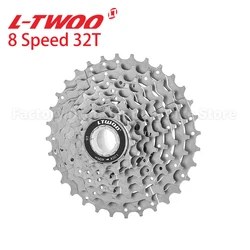 LTWOO 8 Speed 11-32T MTB Bike Cassette Sprocket Road Bike 8S HG Freewheel Compatible With Shimano Original Bicycle Parts