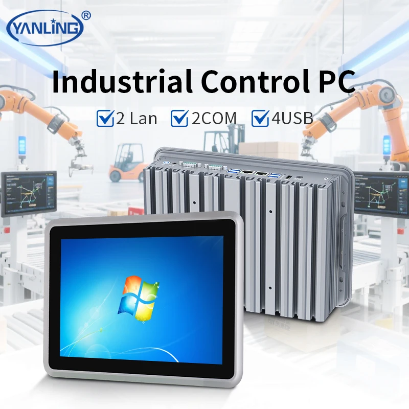 New Touch All-in-One Computer 21.5 Inches Embedded Industrial Tablet Intel Core I5-4200U Dual Core CPU 1 Year Warranty