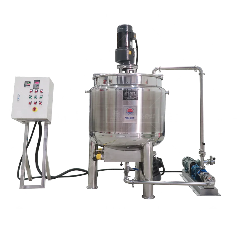 

Оптовая продажа нижнего эмульгирующего смесительного резервуара для косметики из нержавеющей стали с электрическим подогревом, эмульгирующего смесительного резервуара с высоким сдвигом