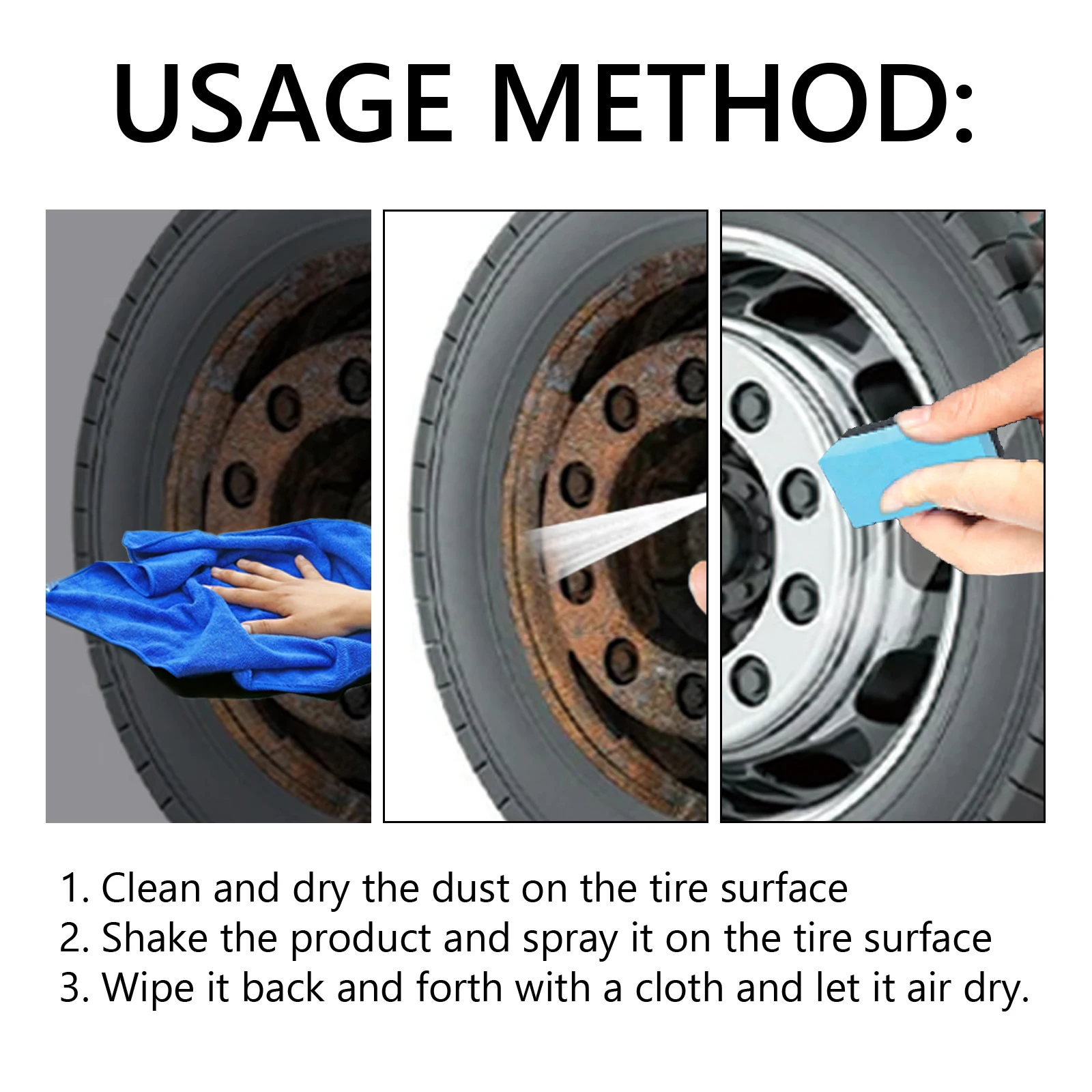 สเปรย์เคลือบเงายางรถยนต์ เซราม - Tire Shine Spray Sealant บทวิจารณ์และราคา