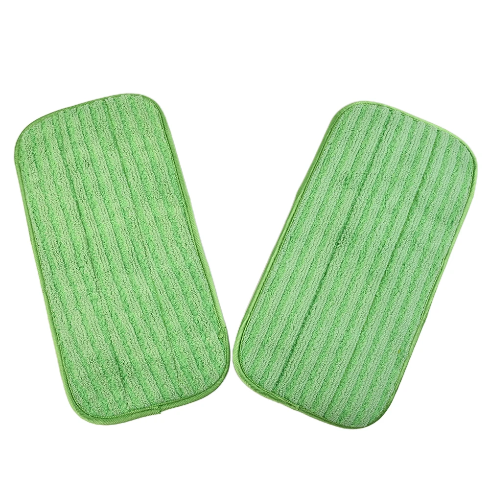 Microfiber Mop Pads Green Replacement Reusable for 2 Pack Accessories For Home For Swiffer for sweeper 12 Inch Hot Sales