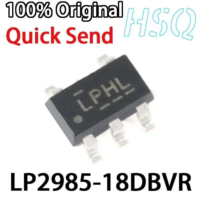 10PCS Original LP2985-18DBVR LP2985 SOT23-5 150mA เสียงต่ําแรงดันไฟฟ้าต่ํา Differential Voltage Regulator ชิป