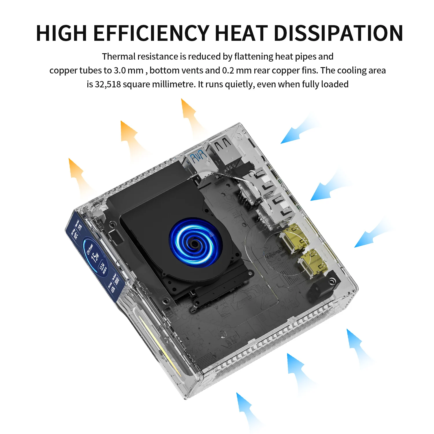 FIREBAT S1 Intel N100 CPU Mini PC Computer Gamer Gaming DDR4 16GB RAM 512GB SSD Windows 11 BT4.2 Dual HDMI Desktop Computer