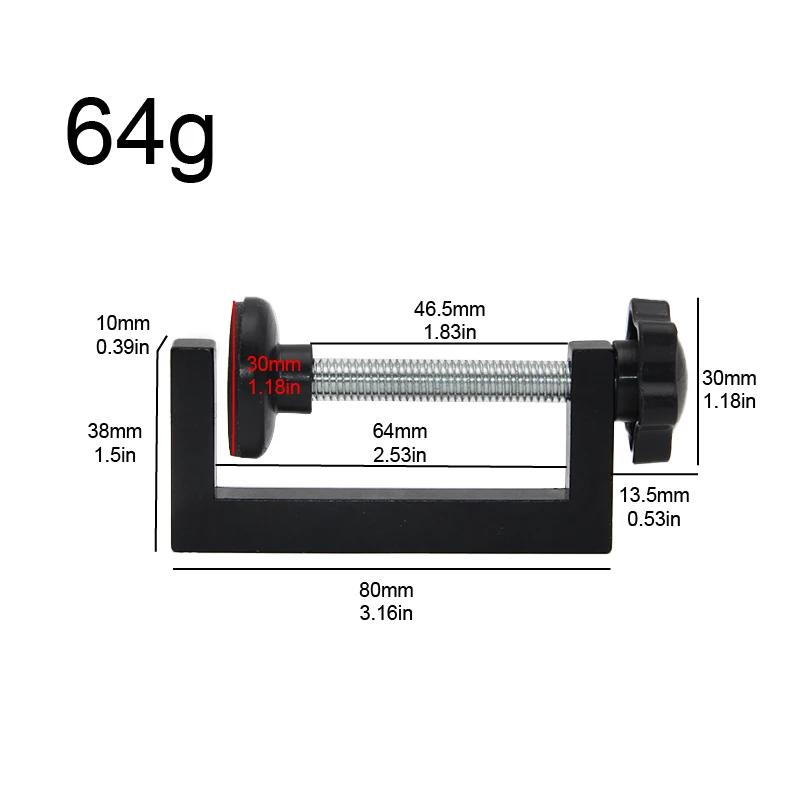 Portable adjustable small G-shaped clamp open tabletop F clamp strong woodworking fixing clamp tool accessories