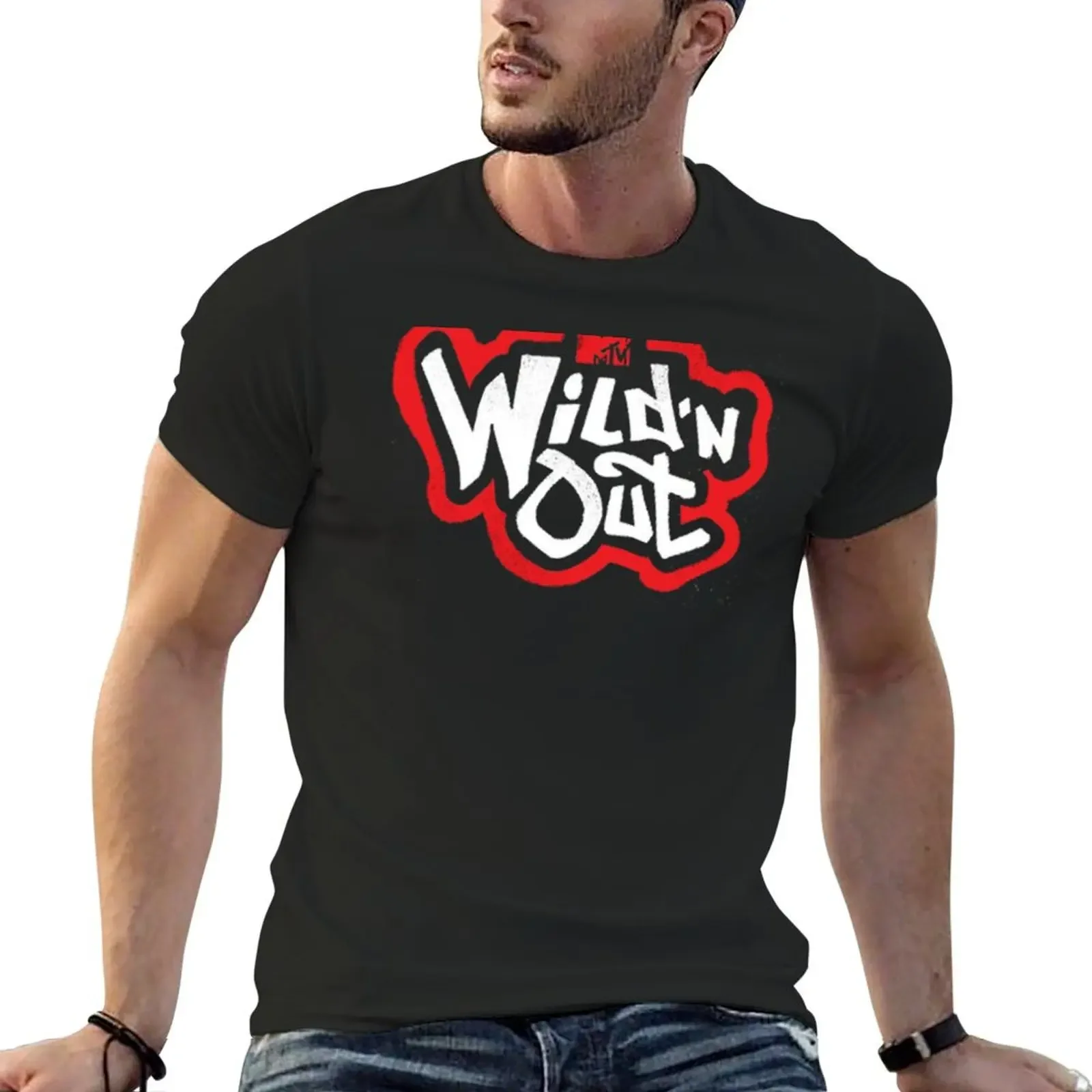 Wild N Out T-Shirt funny meme t-shirts customizeds rapper graphic tees oversized t shirts for men