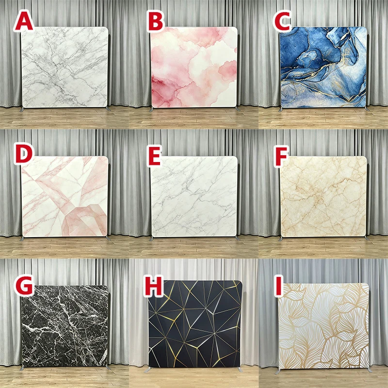 8x8ft Square Photo Booth Backdrop Frame Cover, For Weddings, Birthday Parties, and Studio Banners—Event Photography Decor