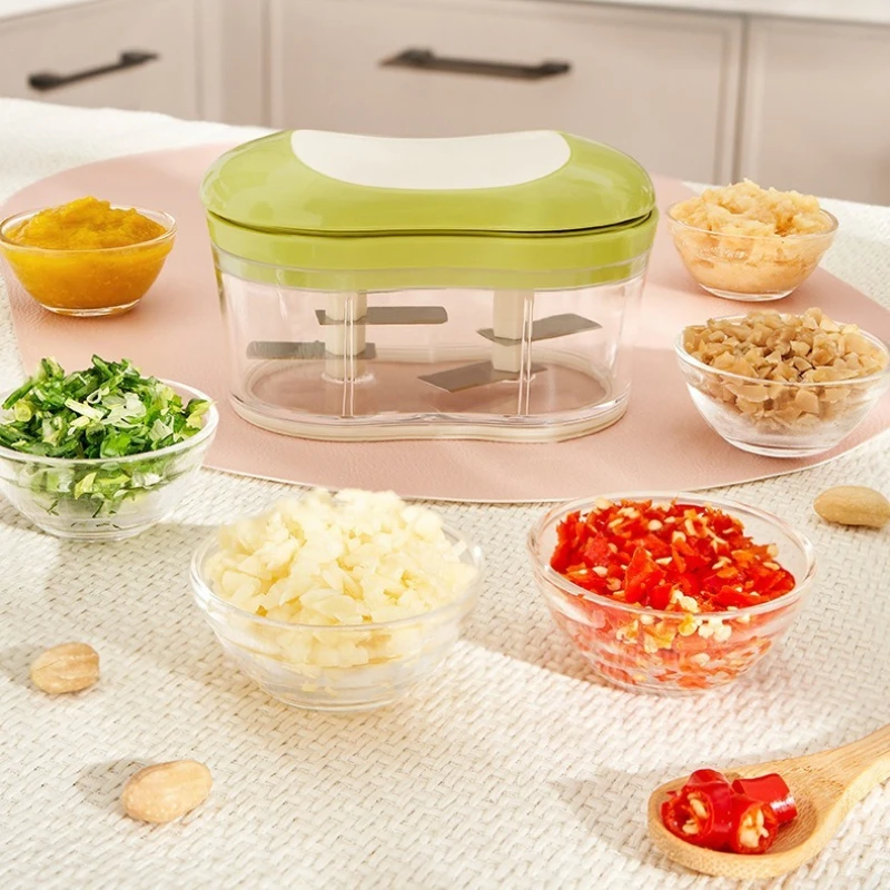 New Manual Garlic Masher Kitchen Tool Labor-saving Chopper Hand Push Onion Cutter Home Kitchen Tools Garlic & Ginger Masher