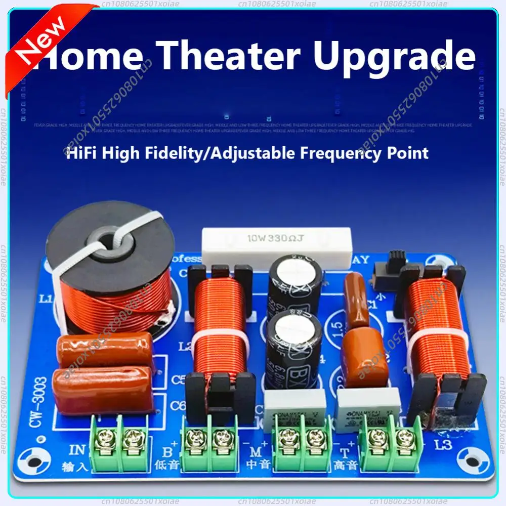 

250W Динамиковые фильтры-разделители частот (ВЧ, СЧ, НЧ) 3-полосные Hi-Fi аудио-кроссоверы для самостоятельной сборки домашних аудиосистем
