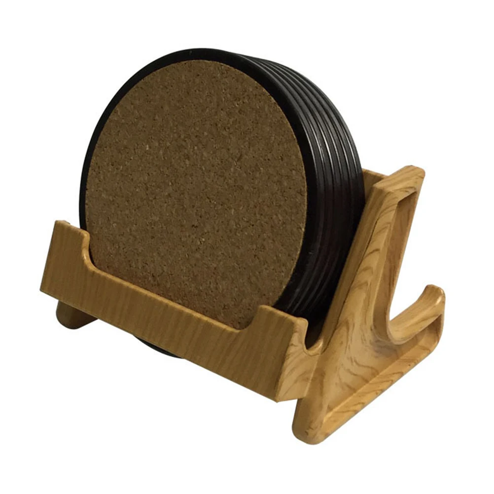 

Plastic Coaster Holder Multi-Functional Table Organizer Cup Mat Rack Storage for Home Restaurant Plastic Coaster Holder