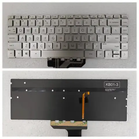 New Laptop Silver Backlit Keyboard for HP ENVY X360 13-AG 13-AD 13-AH 13-AC 13-ae 13-AF 13-BF TPN-C132 W144