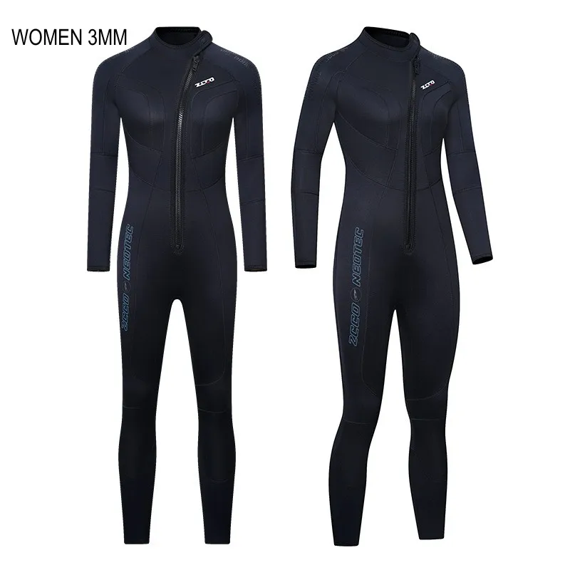 3MM Neoprene Surfing Underwater Hunting Keep Warm Swim Diving Suit For Women Men Scuba Kayaking Snorkeling Drifting Surf WetSuit