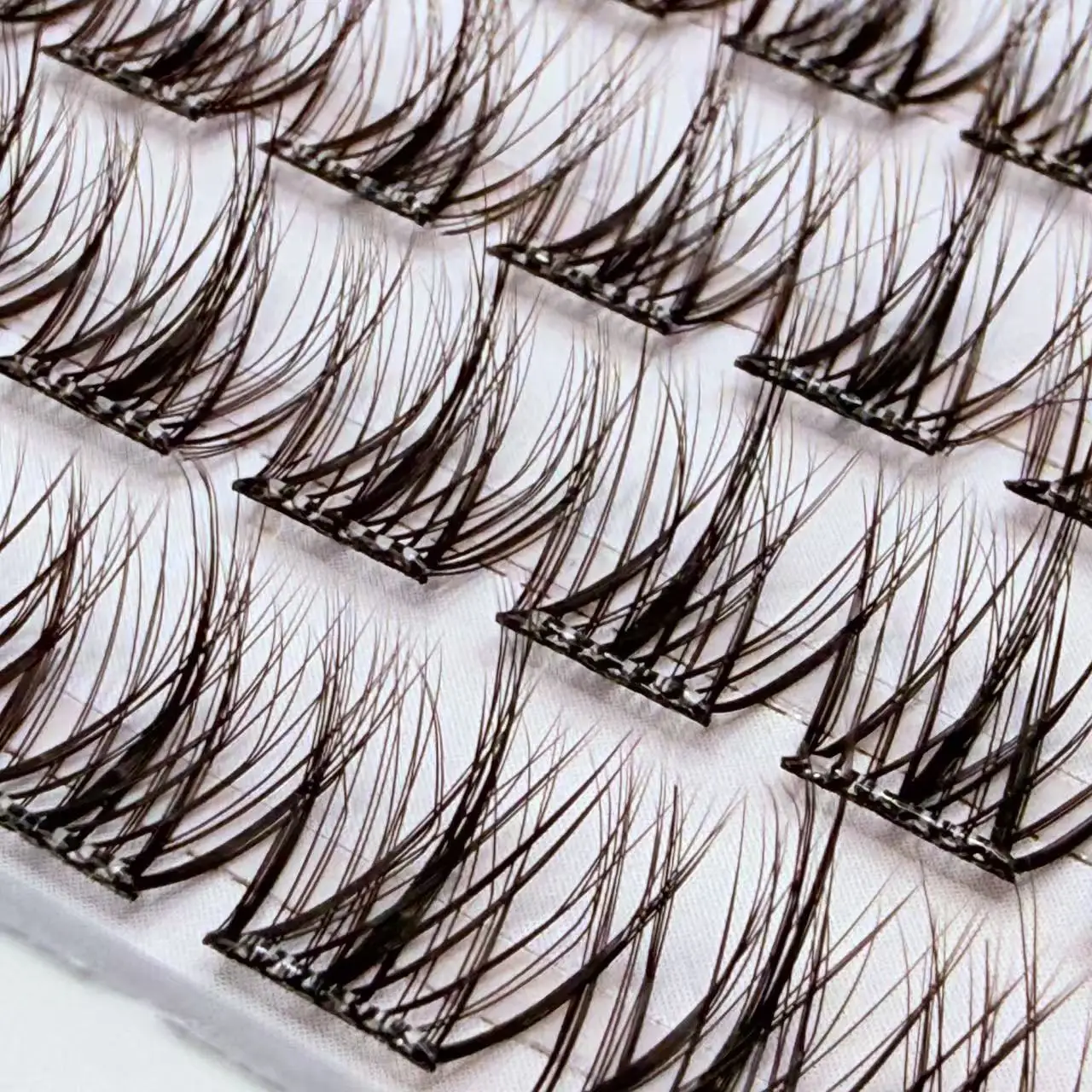 ロンズニン ホットセール フェイクミンク ソフトウィスピー つけまつげ 5D ふわふわ ノングルーまつげ