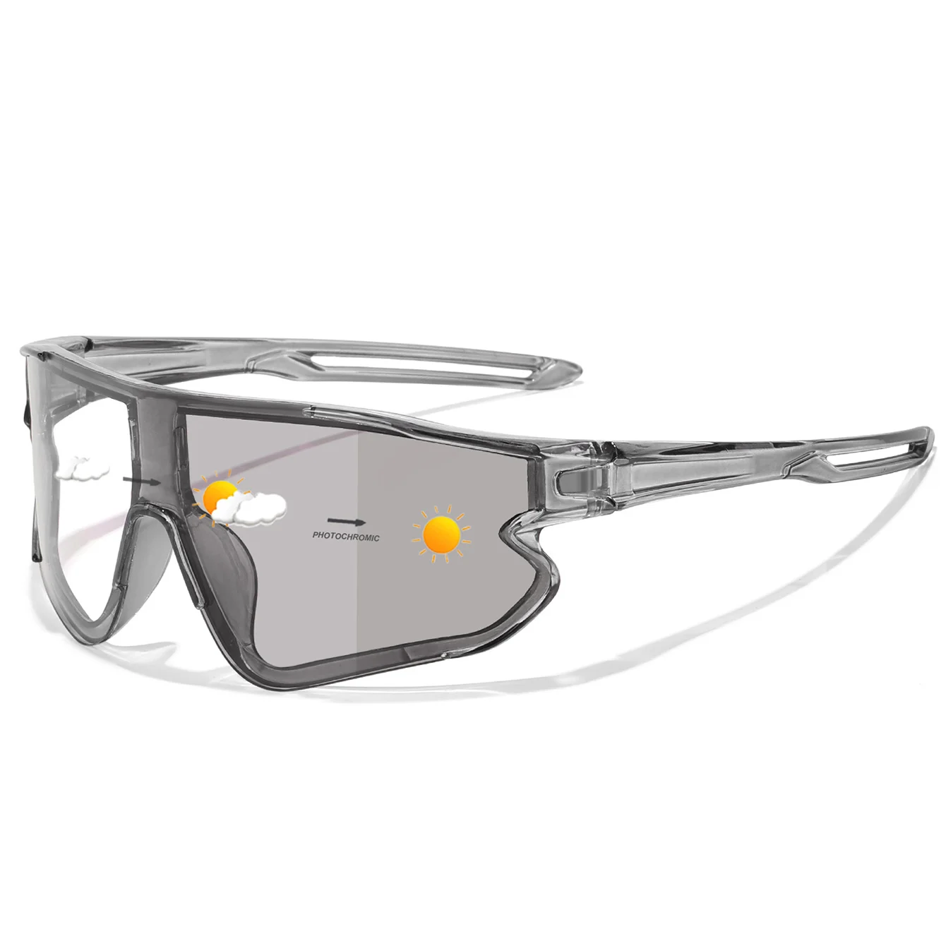 Neue Stil Marke Photochrome Brillen Männer Frauen Fahrrad MTB Bike Laufen Angeln Radfahren Gläser Komfortable Winddicht Brille