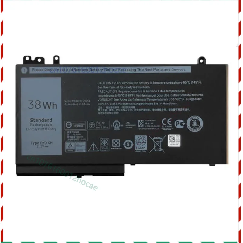 

RYXXH for DELL Latitude 12 5000 Latitude 12 E5250 E5550 Latitude 12 E5270-8023