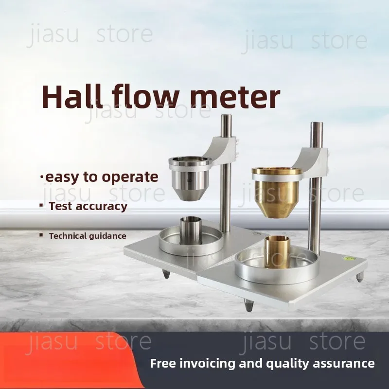 Hall Flowmeter Funnel Type, Apparent Density Test Instrument for Powder, Bulk Density & Flowability Meter