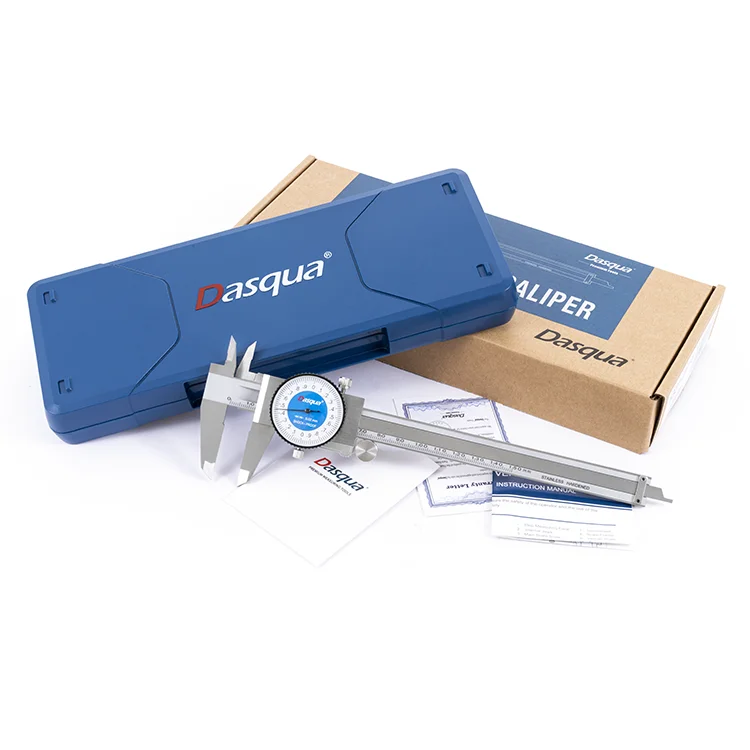 

Dasqua 0-100mm 0-150mm 0-200mm 0-300mm Dial Calibrador Calibre Calibrador a Vernier Pie De Rey Dial Caliper Measuring Tool
