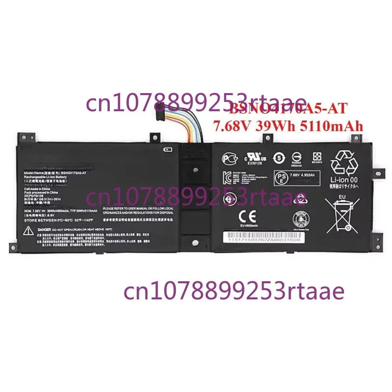 

Аккумулятор для ноутбука BSNO4170A5-AT для Lenovo Miix 510 520 5 Pro, для Lenovo Pro Miix 510-12, 5B10L67278, 5B10L68713, 39Wh, 7.68V