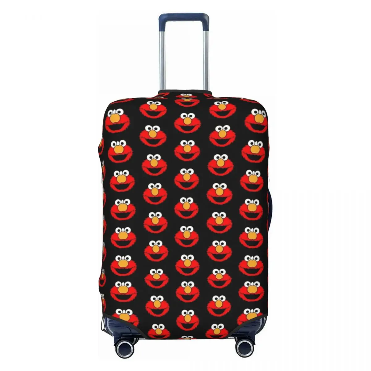

Custom Cookie Monster ELMO Luggage Cover Elastic Travel Suitcase Protective Covers Fits 18-32 Inch