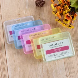 1pcs Waterproof Transparent Card Holder Plastic Card Id Holders Case To Protect Credit Cards Card Protector Cardholder