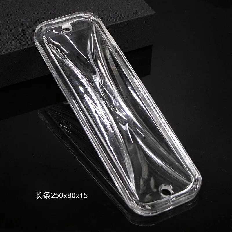 Glass Brick Art Crystal Hanging Piece Internet Celebrity Crystal Brick Transparent Ultra-white Ice Pattern Solid Brick Porch Scr