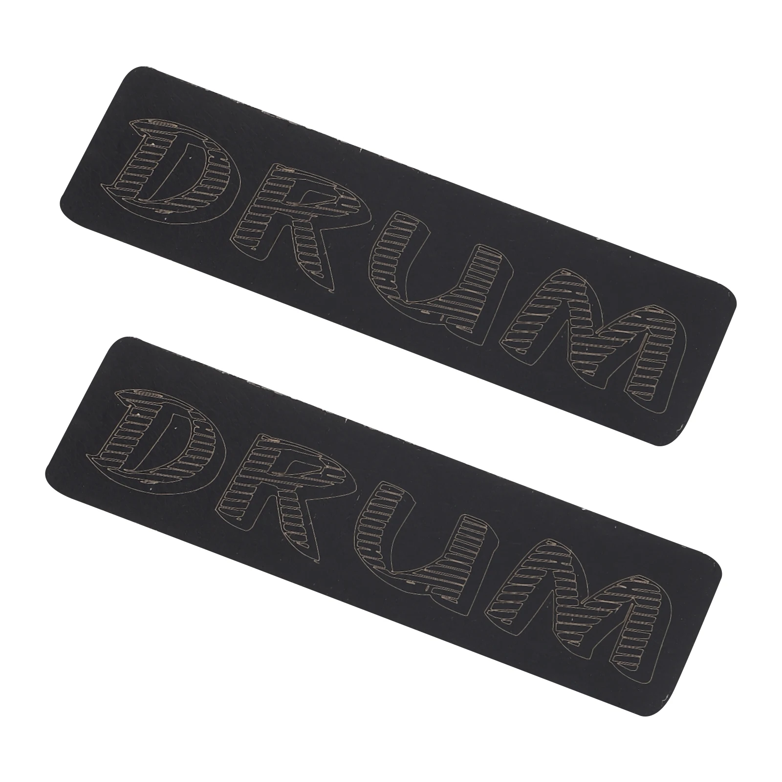 

2 Pcs Bass Drum Protector Kick Impact Pad Patch Barrier Silica Gel Hoop Pedal Muffler