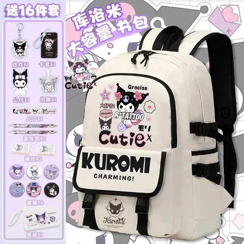 

Sanrio New Clow M Student Schoolbag Breathable Waterproof Large Capacity Backpack for Boys and Girls